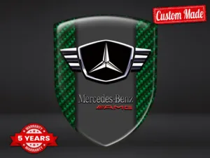 Mercedes Waterproof Sticker Label Durable Sports Customizable
